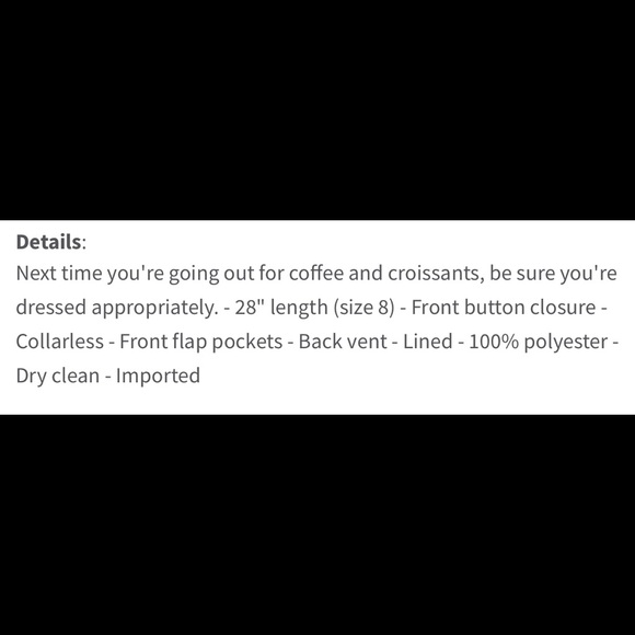 J Crew French Girl Blazer 12, Navy 2 Button NWT - Picture 4 of 11